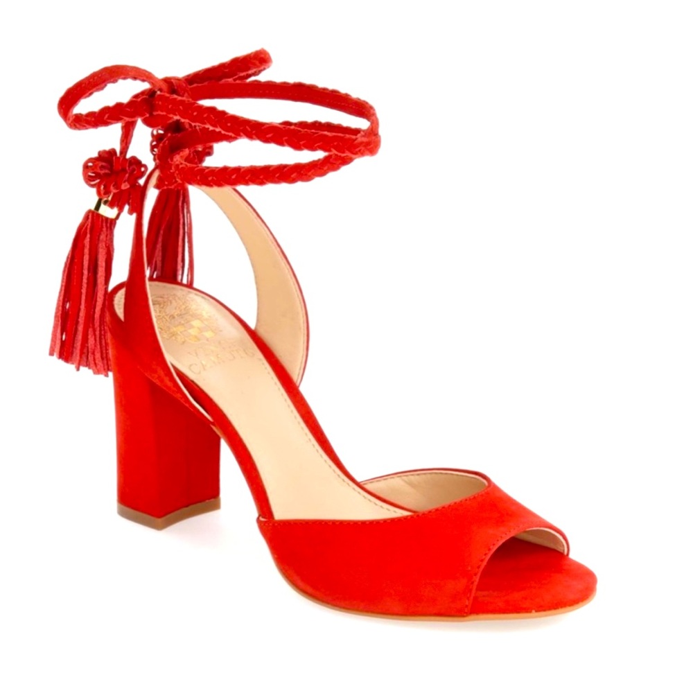 Vince Camuto Vianna Tassel Tie Heels 8